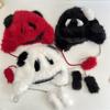 New Cartoon Cute Panda Plush Hat Female Autumn and Winter Furry Warm and Cold-proof Lei Feng Hat Ear Protector