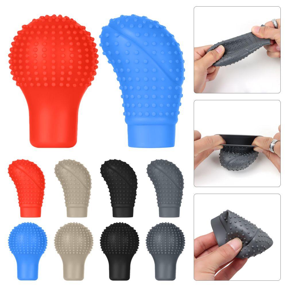Universal Handball Car Gearshift Head Protector Handbrake Case Gear Shift Knob Cover Silicone