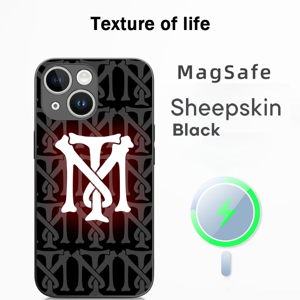 Тони Монтана Лицо со шрамом Классический плакат Чехол для телефона Для iPhone 17 16 15 14 13 12 Plus Pro Max Высококачественный Роскошный Magsafe Овчина