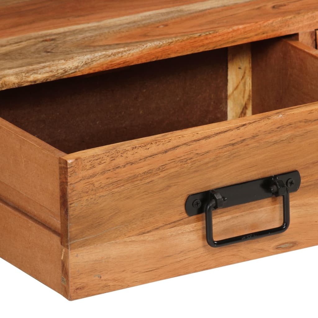 TV Cabinet 120 x 30 x 45 cm Solid Acacia Wood