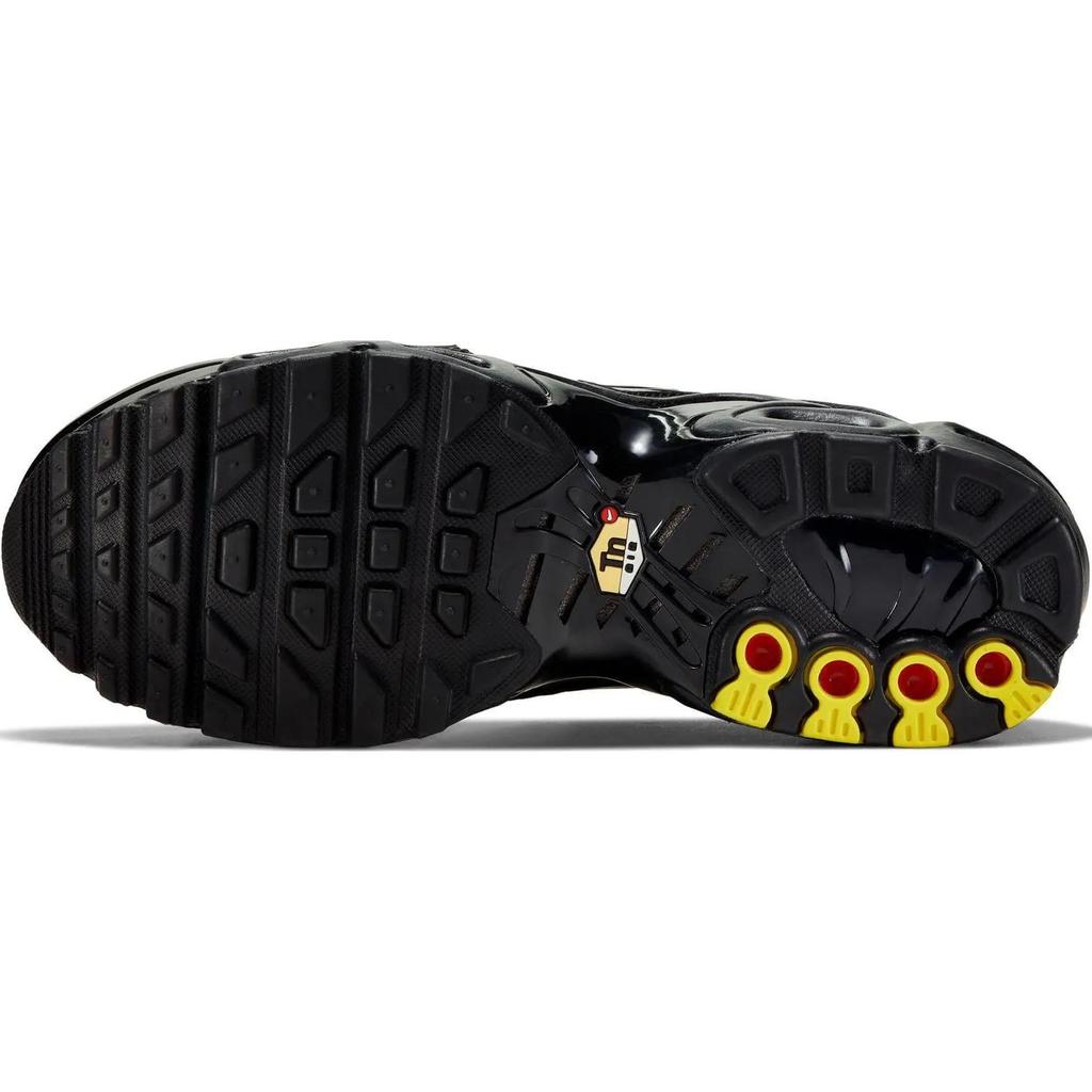 Nike Air Max Plus Устойчивые к истиранию Низкие Детские Беговые Кроссовки Черные CD0609-001