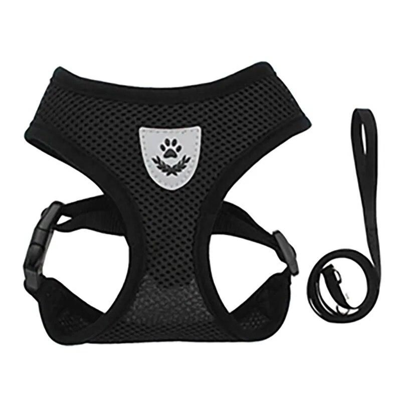 Dogs Harness with Leash Set Breathable for Small and Large Dog Harness Vest Puppy Chihuahua Cat Harness Vest Arnes Para Perro