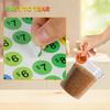 AZUREAL Price Stickers 3072P, Round Yard Sale Price Stickers 3/4 Inch, 16 Colors Garage Sale Stickers Multiple Denominations for Retail, Flea Markets