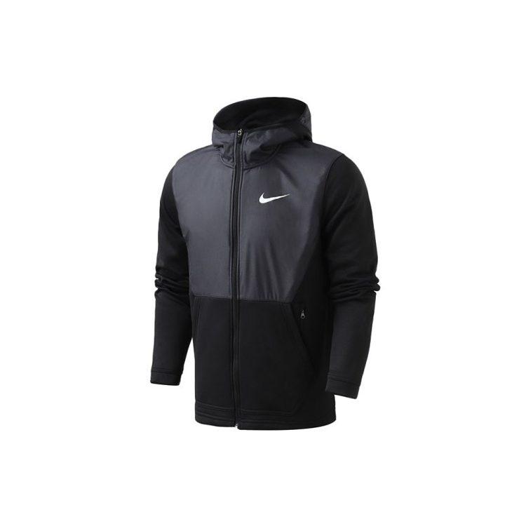 Nike Куртки Мужские Черные С Капюшоном Умеренные 926466-010
