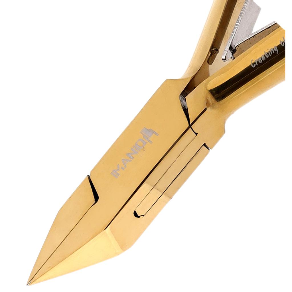 Cuticle Nippers Nail Clippers Cosmetic Scissors Manicure Spa Salon Gold