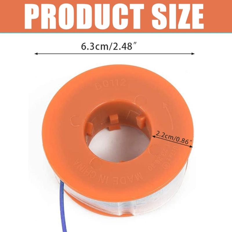 Replacement Grass Trimmer Line Spool Edger Line Spool Easy Installation For ART2300 ART2600 Lawn Mower Accessories