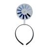 Загрузочный значок Заколка Спин-загрузка Дизайн Обруч для волос Эластичная Повязка на голову для школьной формы Аксессуар для волос для вечеринки