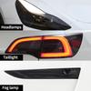 Для Tesla Model 3 YSX TPU Черная фара Задний фонарь Противотуманная фара Защитная пленка Фара Задний фонарь Изменение цвета