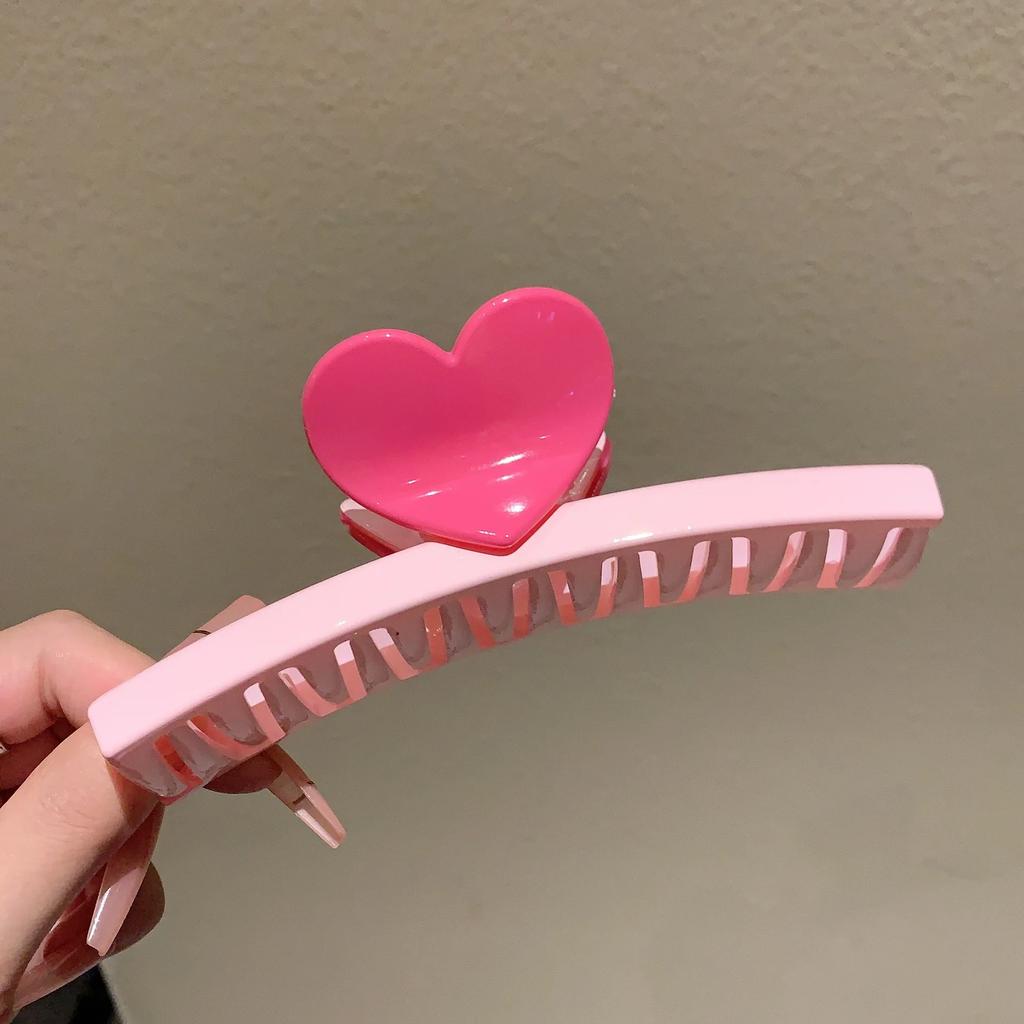 Простой Шик Дофаминовый Цвет Пластиковый Зажим-Краб для Волос Корейский Аллигатор 5.1" Захват Краб Акула Зажим Аксессуары для Густых Волос Головной Убор