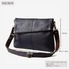 DOUBLES Натуральная кожа Клатч на плечо Темно-синий Мужская сумка, Сумка, VLR-1656,