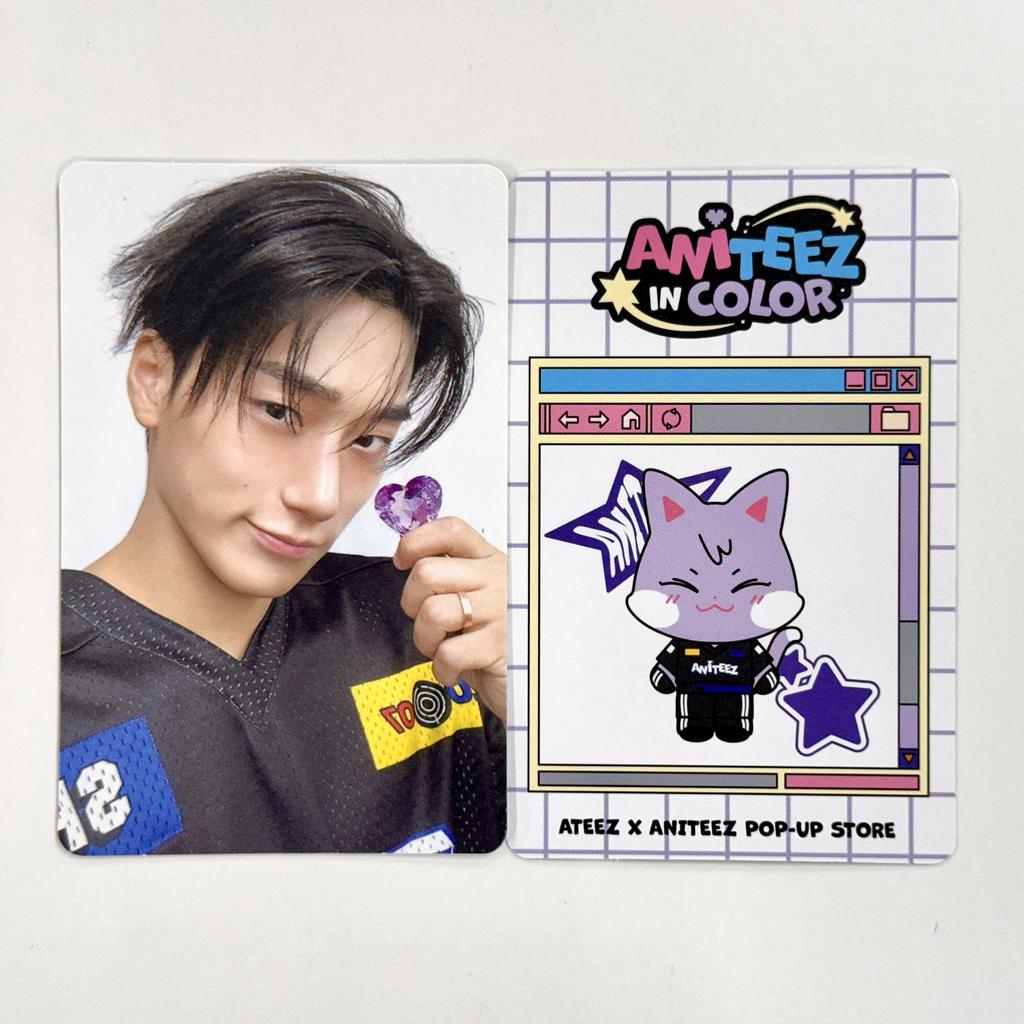 ATEEZ X ANITEEZ в COLOR POP-UP Магазине Специальная Фотокарточка версия 2