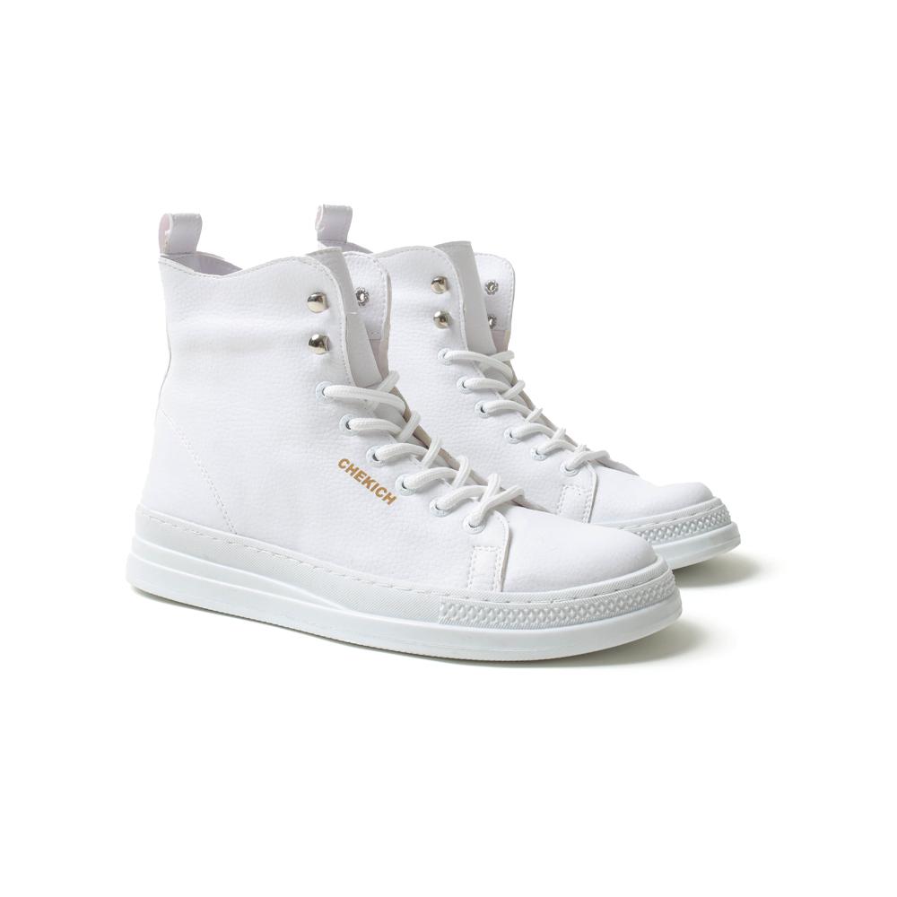 Chekich Men Footwear Boots for Men Navy Blue Color Faux Leather Laces Model Vulcanized Material Winter Season Shoes Ankle Warm Wedding CH055