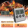Kitchen Digital Cooking Thermometer Meat Food Temperature for Oven BBQ Grill Timer Function with Probe Heat Meter for Cooking