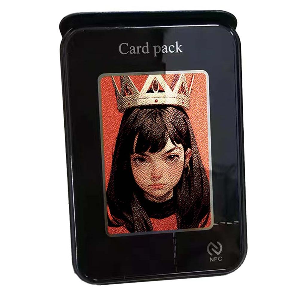 Чехол для телефона 4 цвета, смарт-держатель кредитных карт, магнитное притяжение, NFC-экран, набор карт для iPhone, Samsung, кошельков Magsafe