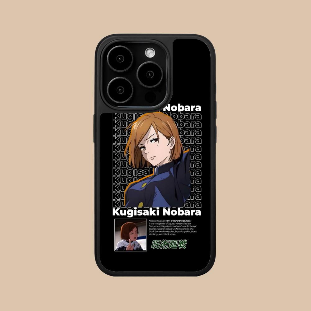 Чехол для мобильного телефона Jujutsu Kaisen Нобара для iPhone 17 16 15 14 13 12 11 Air Pro Max Plus Матовая поверхность Цветной чехол Чехол