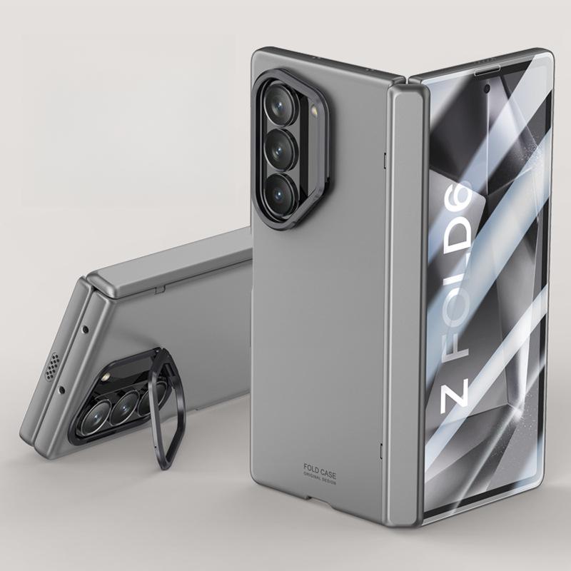 Подходит для чехла для мобильного телефона Samsung Zflod6, защита от подглядывания, для Galaxy 6-го поколения, со складным экраном, держатель для объектива, чехол для шарнира 6