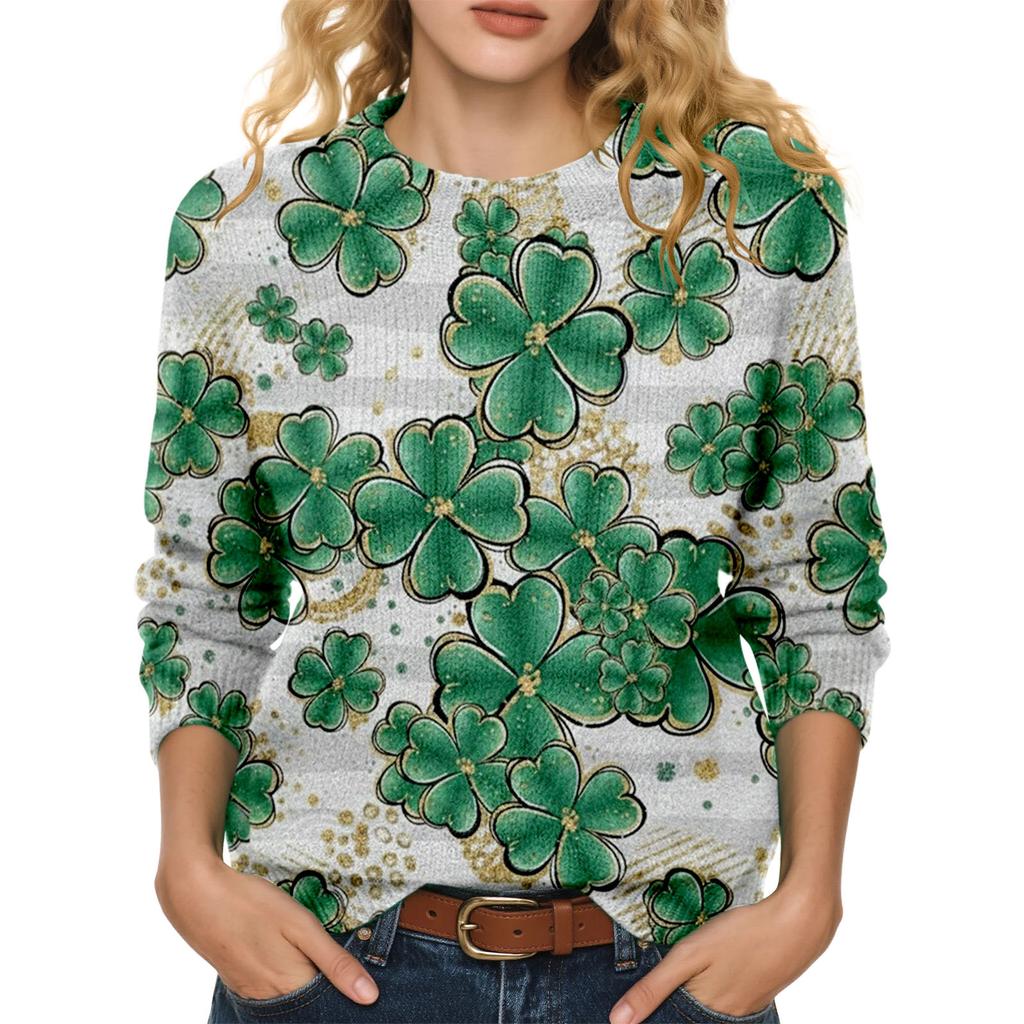 LXF-YT52-Saint Parkrit pullover sweater European and American spring and autumn long-sleeved explosion Fair Island