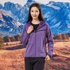 Женская флисовая куртка Polar, теплая флисовая куртка для отдыха на открытом воздухе с эластичным капюшоном, трикотажная флисовая куртка для бега и альпинизма