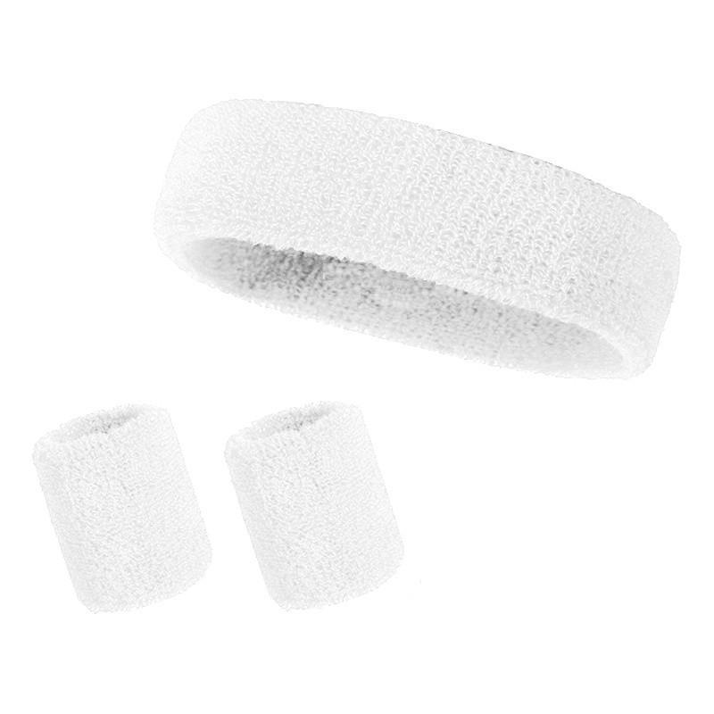 Sports Headband and Wrist Strap 3-piece Set, Sports Football Sweat Absorber, Girl's Headband and Wrist Sweatband