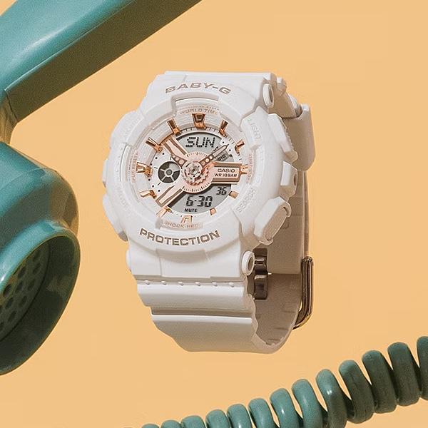 Casio Ladies Baby G Ba 110 Series Rubber Band Ba 110xrG 7ajf