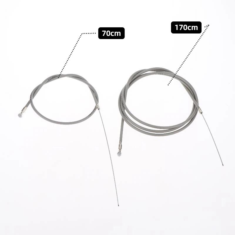 Bicycle Brake Cable Set with Metal Wire Core Easy Installation Front and Rear Tubes 1/2pcs for Enhanced Cycling Safety