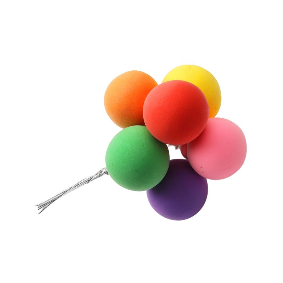 8Pcs Mini Balls Cake Toppers Color Balloons Cake Decoration Cupcake Flag Dessert Diy Supplies Birthday Decoration Baby Shower