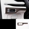 Car Peach Wood Interior Sticker Gear Shift Window Control Panel Air Vent Outlet Cover For Buick GL8 Avenir Luxury PHEV 2024 +