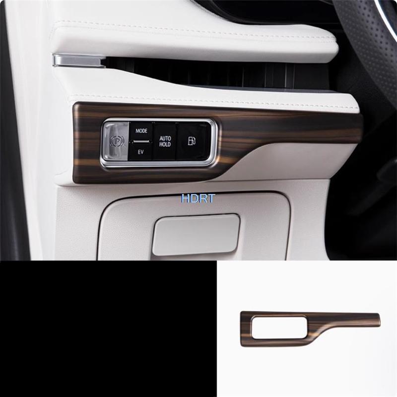 Car Peach Wood Interior Sticker Gear Shift Window Control Panel Air Vent Outlet Cover For Buick GL8 Avenir Luxury PHEV 2024 +