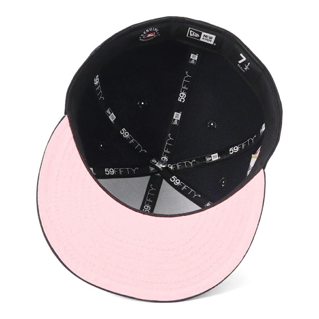 New Era 59FIFTY Side Patch MLB Sakura LA Size 7 5950 SAKURA SP LOSDOD NVY 14388829 NER36C3896 Cap, Color, Navy, 5/8,