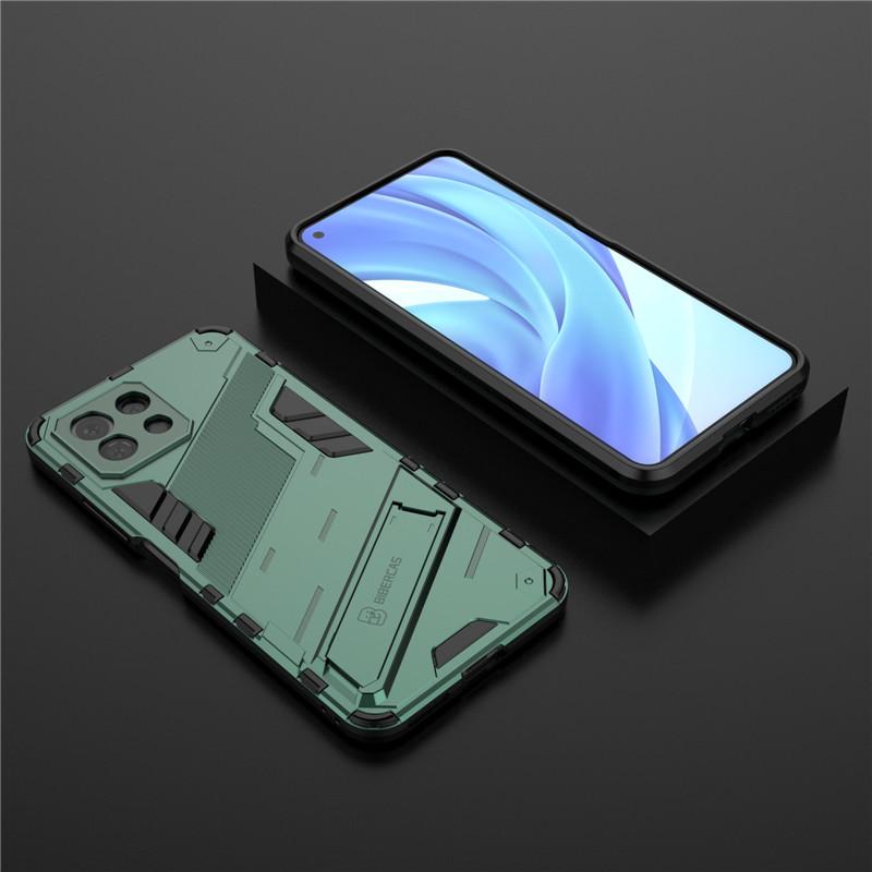 For Xiaomi Mi 11 Lite Case Magnetic Armor PC Shockproof Bumper Cover For Xiaomi 11 Ultra 11i Mi11 Pro Kickstand Protective Cases