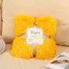 Plush Small Blanket Blanket Solid Color Nap Blanket Double Cover Blanket