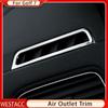 2Pcs Car AC Air Conditioning Outlet Vent Trim Stickers Cover for Volkswagen VW Golf 7 7.5 MK7 MK7.5 LHD 2013 -