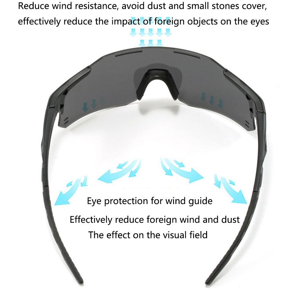 UV Protection Sports Sunglasses Color Change Cycling Goggles Durable Sport Shades Unisex