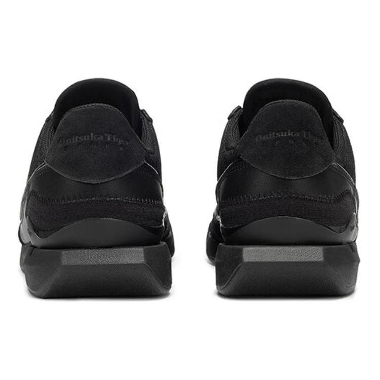 ONITSUKA TIGER SP Textile, Коровья кожа Нескользящие Устойчивые к истиранию Низкие Повседневная обувь Унисекс Черный 1183C229-001