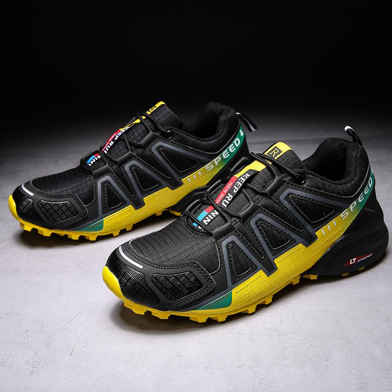 Men's High Quality Anti-Slip Wear Resistant Large Size Men's Outdoor Waterproof Hiking Shoes