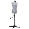 Adjustable Female Dress Form Grey Size S (33 40)
