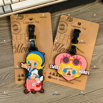 Мультяшный Милый Молли Модный Игрушечный Бирка для Багажа – Креативное ПВХ Подвесное Украшение для Чемодана