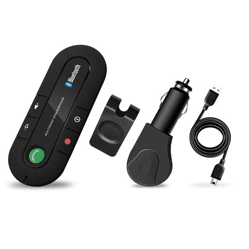 Универсальный беспроводной адаптер громкой связи для громкой связи, автомобильный комплект, Bluetooth-ресивер, MP3-плеер с автомобильным солнцезащитным козырьком, автомобильные аксессуары