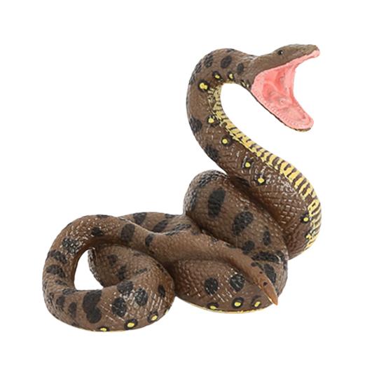 Модель Python Реалистичная Миниатюрная Фигурка ПВХ Твердая Модель Пародия Игрушка Жизнеподобная Фигурка Гигантской Змеи Дикое Пресмыкающееся Животное Модель Подарок на Хэллоуин