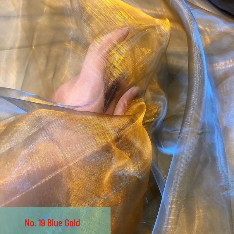 Двухцветная зашифрованная фантазийная органза: Сценические костюмы, свадебный декор и ткани ручной работы для детского сада