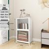 Minimalist Removable Flip-Cover Bookcase and Storage Cabinet