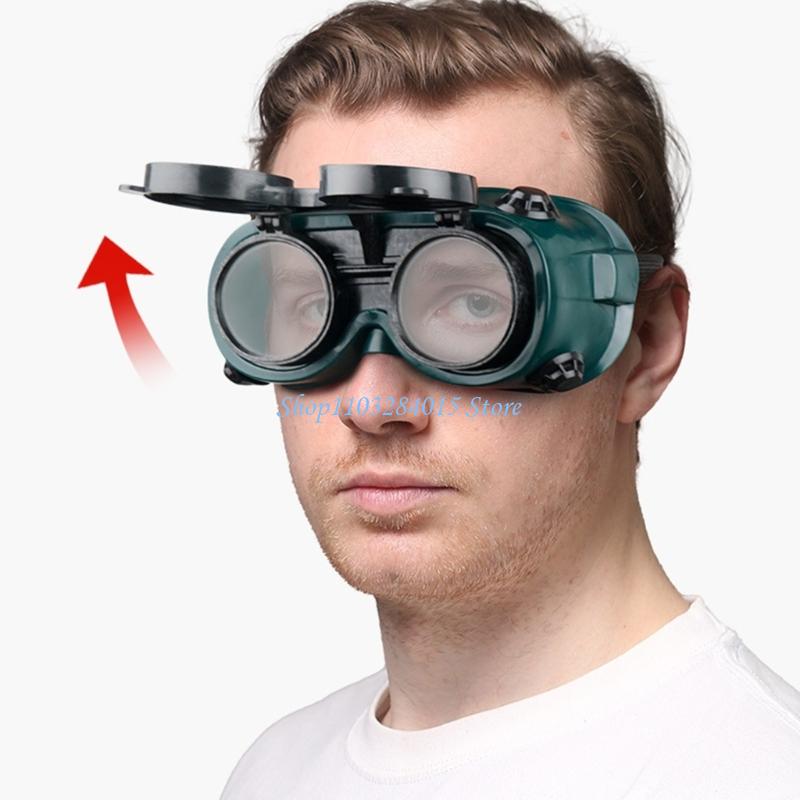 R6FF Safety Goggles For Welding Pivoting Metal Cutting Plastic Strong Construction Expansive View Assured Comfort Work Use