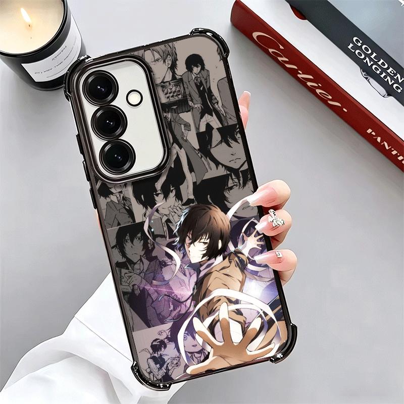 Чехол для телефона с покрытием Bungo Stray Dogs для Samsung A17 A07 A37 A57 A16 A56 A15 A55 A14 A54 A13 A53 A26 A36 A25 A35 A24 A34 A2