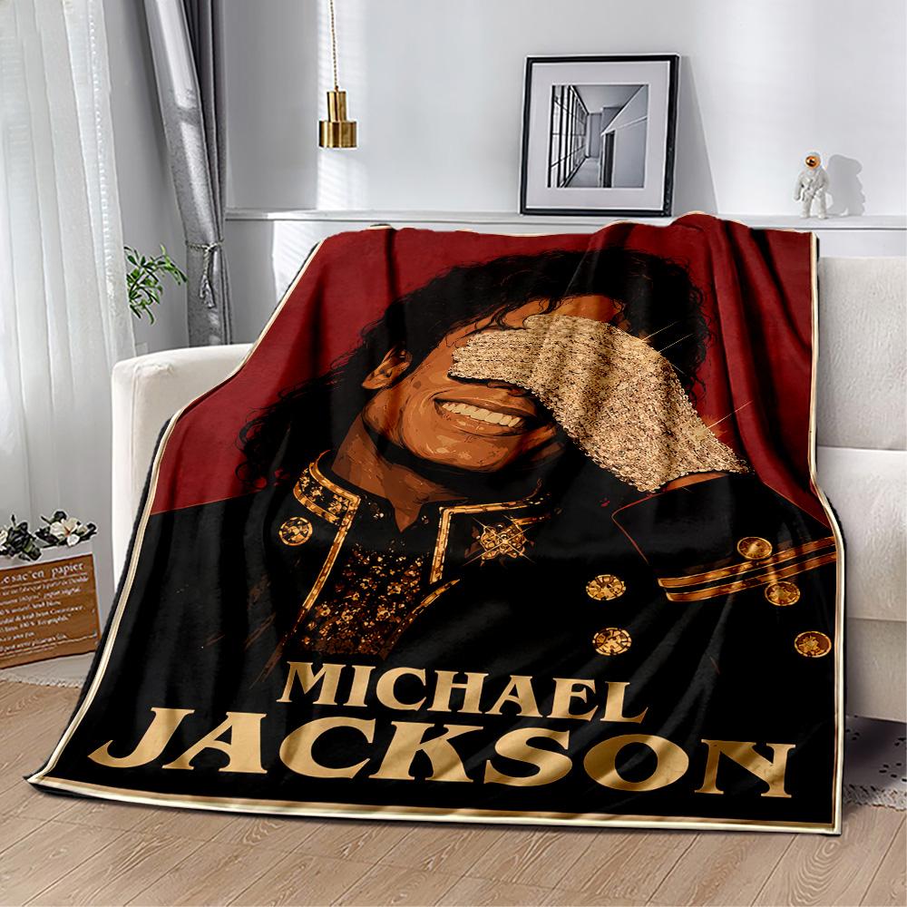 Michael Jackson 68 Blanket Warmthful Decor Great for Bedding Picnics Seaside for All Occasions Stylish Decor Gifts For Family Or Friends