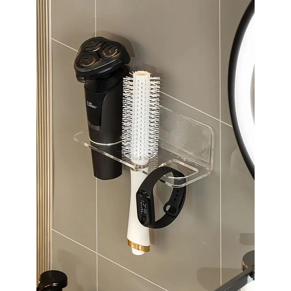 Bathroom wall-mounted corner shelf, 10x17.5x5.6 cm, 1 pc.