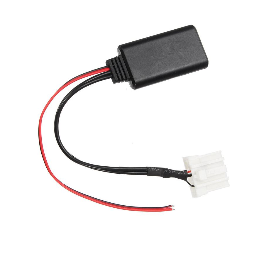 Portable Car Audio Wireless Bluetooth Interface Adapter Aux Support Wma Wav Flac