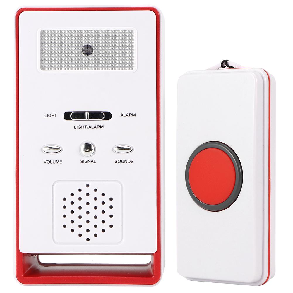 Wireless Remote Nurse Alert System Call Button Transmitter Pager Kit for Elderly Pregnant