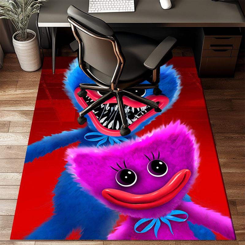 Blue Monster Huggy Night Area Rug Suitable for Indoor And Outdoor,Carpets for Kitchens, Homes, Offices, Living Rooms,Home Decor,Christmas Gift