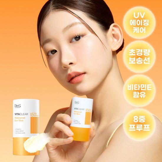 Dr.G Водостойкий солнцезащитный крем Vita Clear Stick 21 г