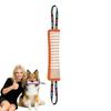 Dog Trainer Recommended Jute Tug Toy Bite Pillow Bite Stick for Large Medium Breed Tear Resistant Interactive Chew Training